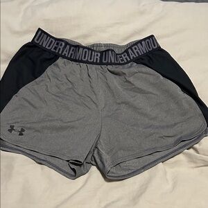 Under Armour Women's Athletic Shorts in Gray and Black